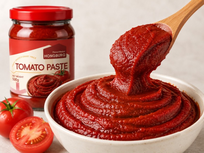 Didelio klampumo Hot Break pomidorų pasta