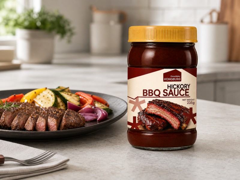 Tirštas dūminis Hickory BBQ padažas