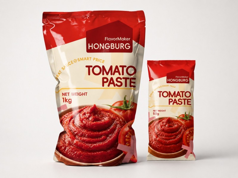 Pomidorų pasta maišelyje